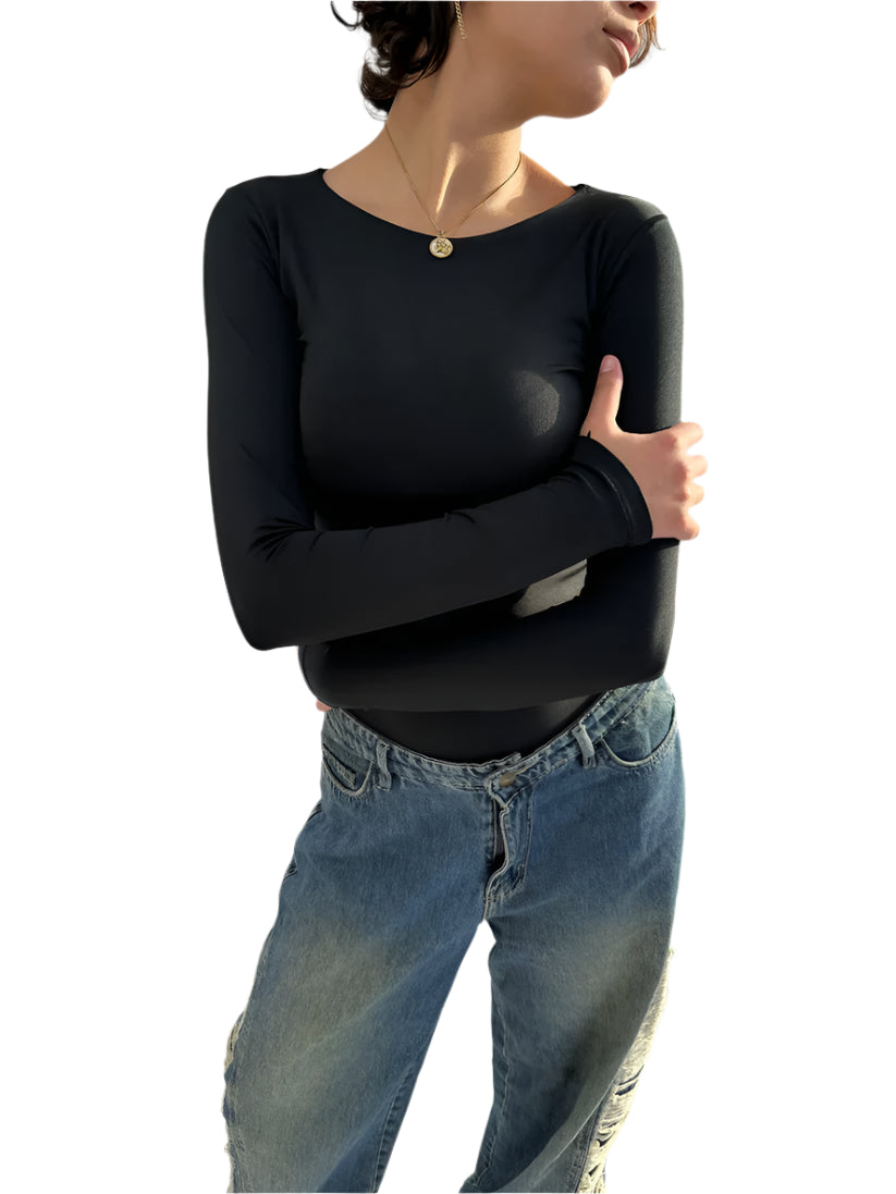 Round Neck Full Sleeve Top