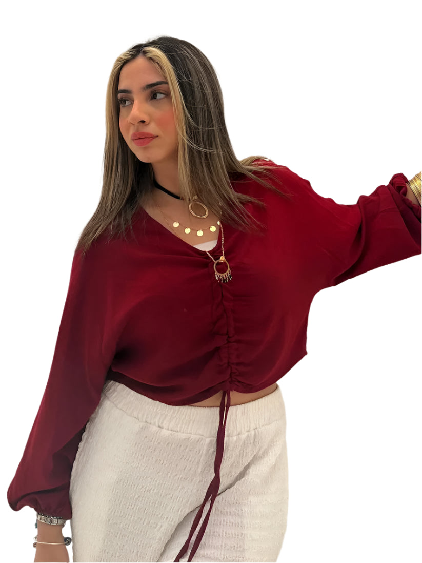 Front Drape Top