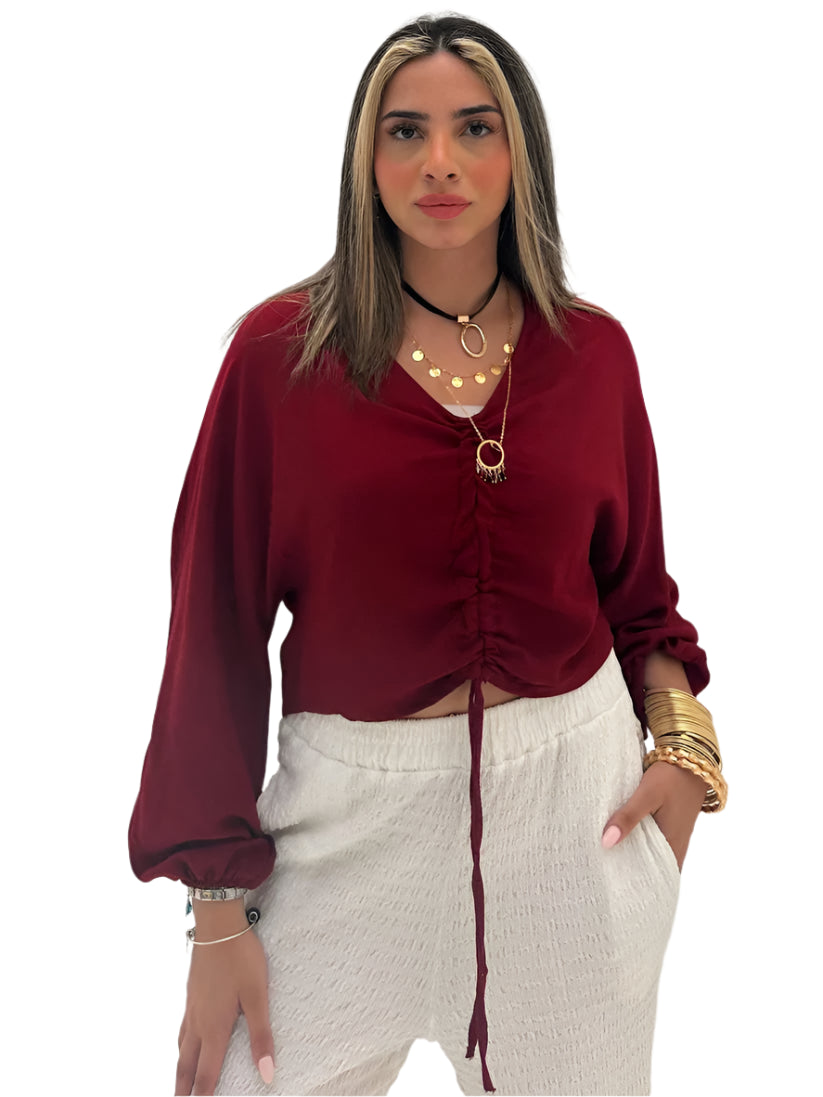 Front Drape Top