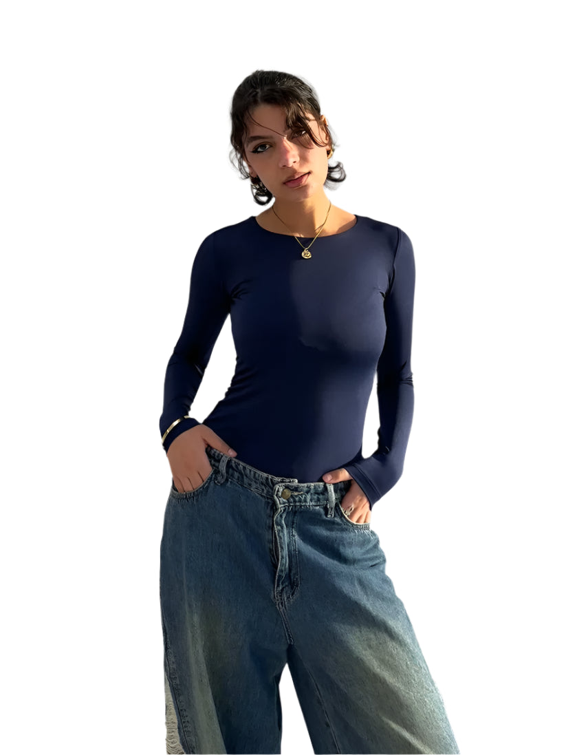 Round Neck Full Sleeve Top