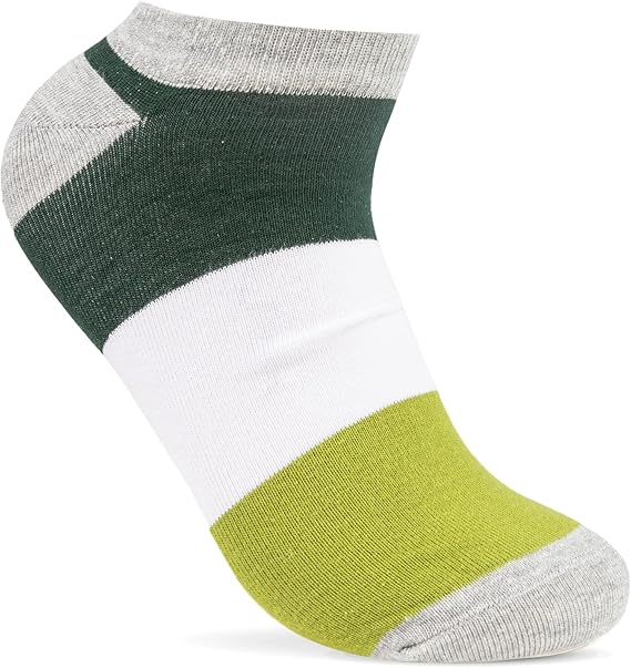 Mens Pack of 3 Lycra Ankle Casual Socks