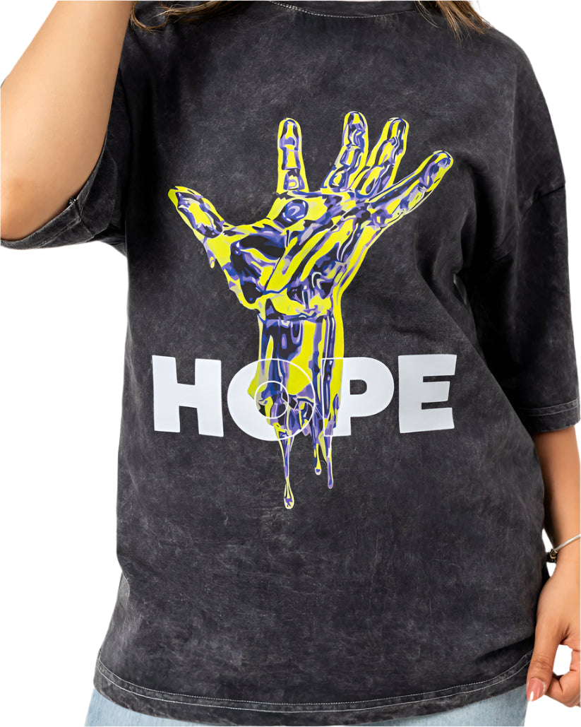 Hope washed t-shirt