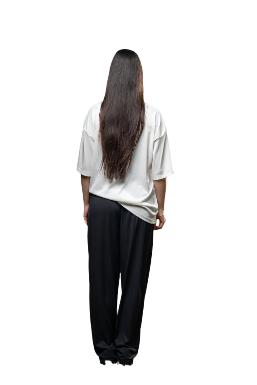 Oversized Pleated T-Shirt