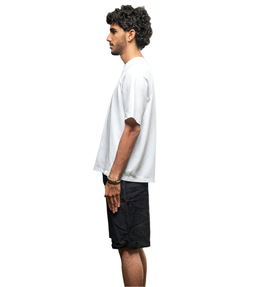 Oversized Linen Shorts
