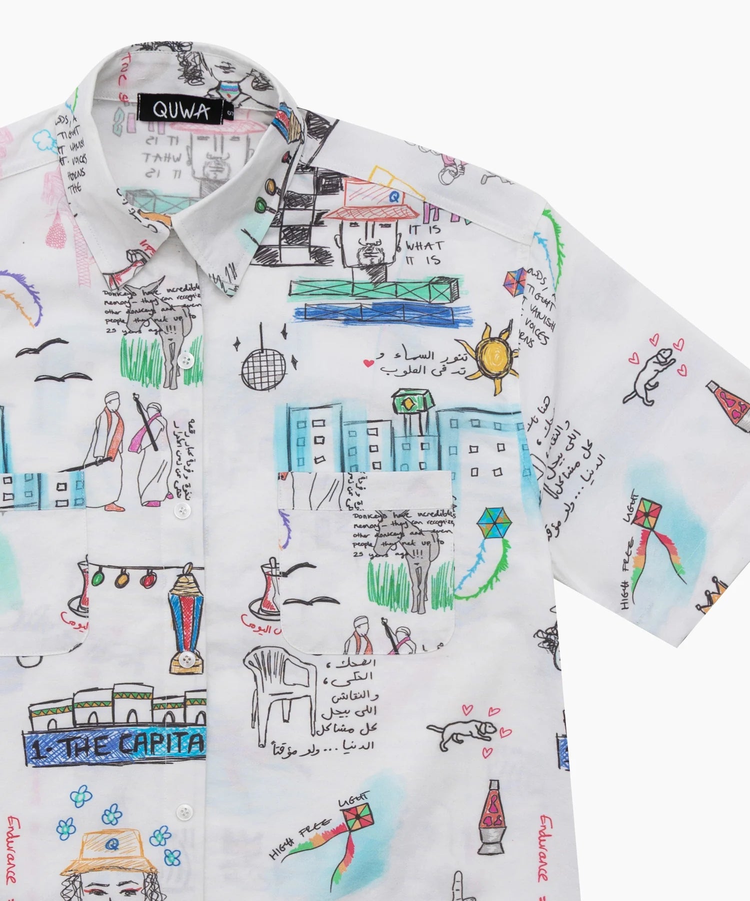 QAHIRA DOODLE SHIRT