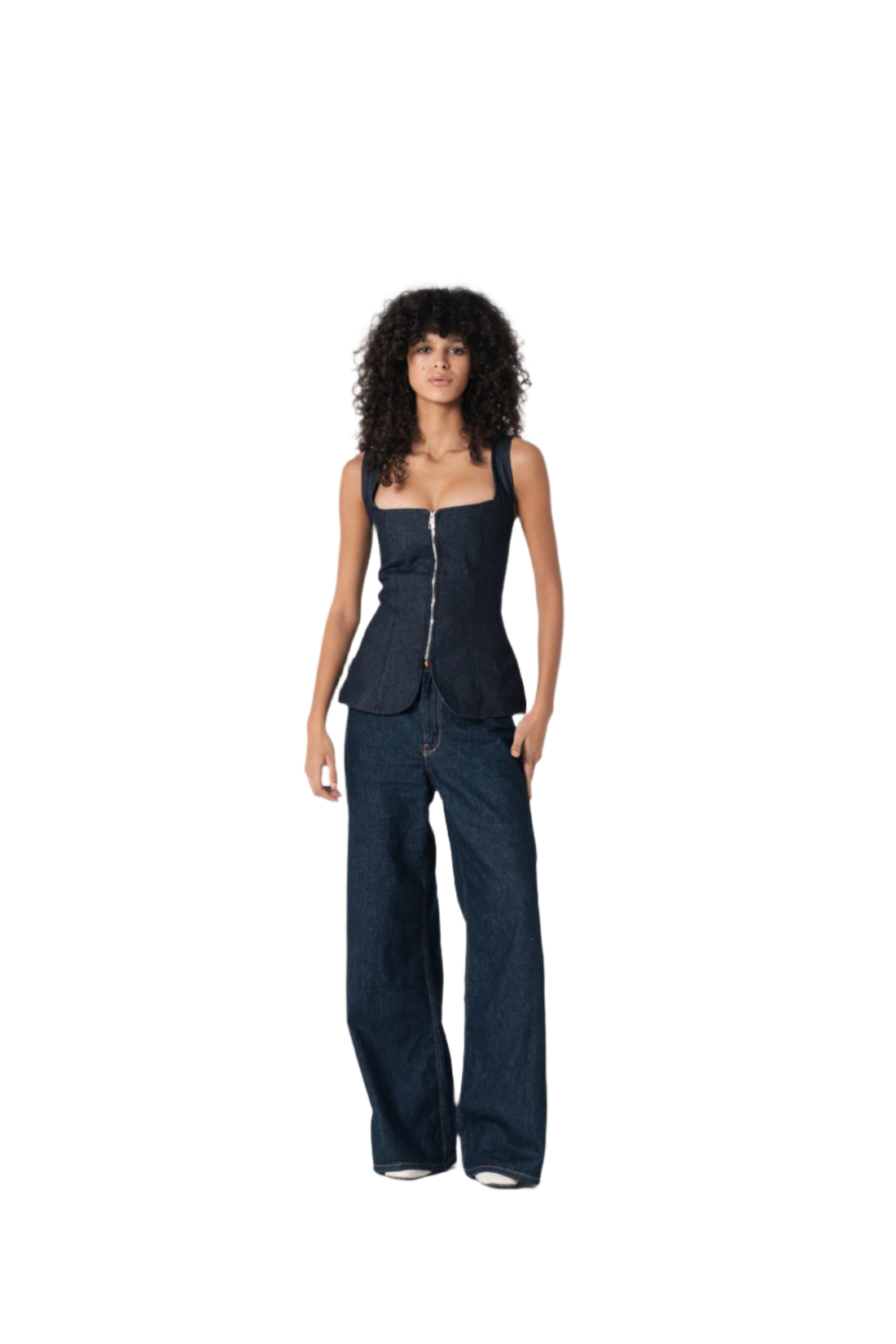 Denim Corset