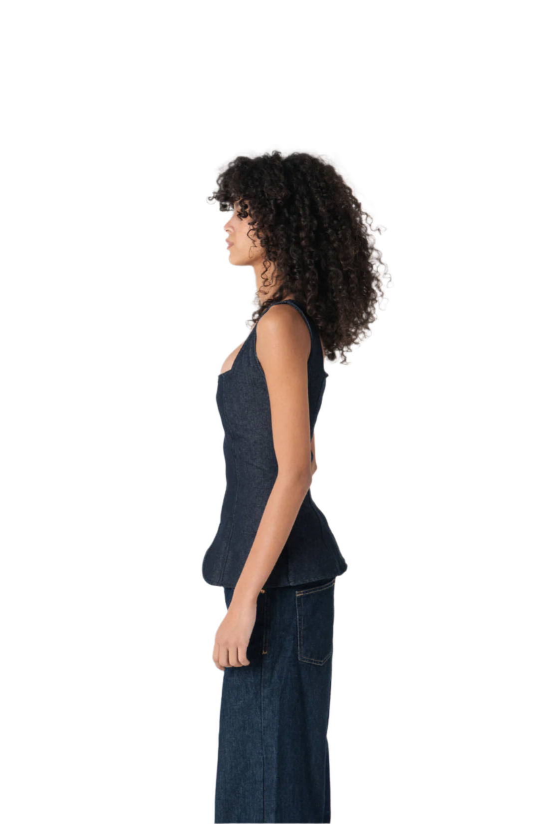 Denim Corset