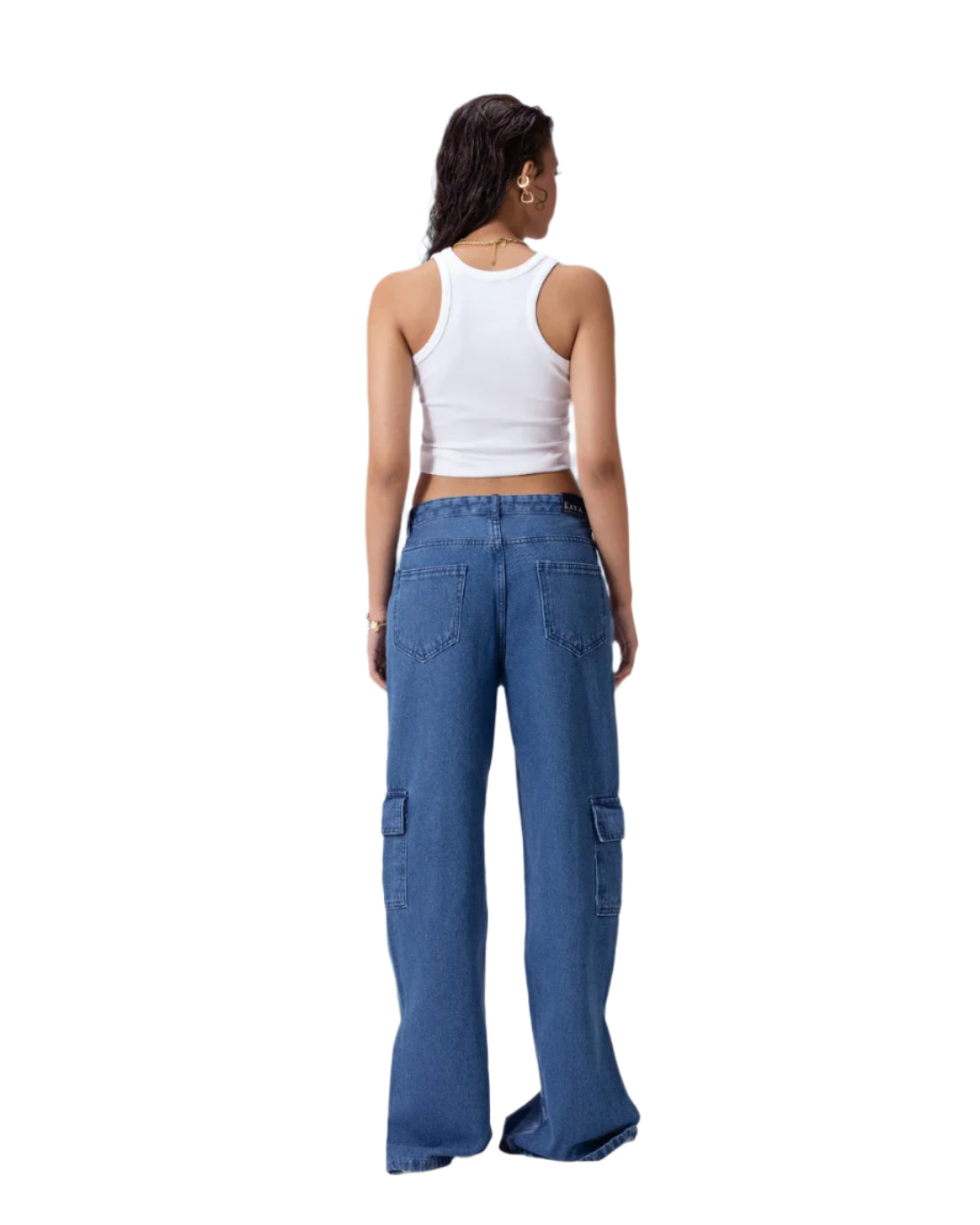CARGO WAVES IN BLUE JEANZ