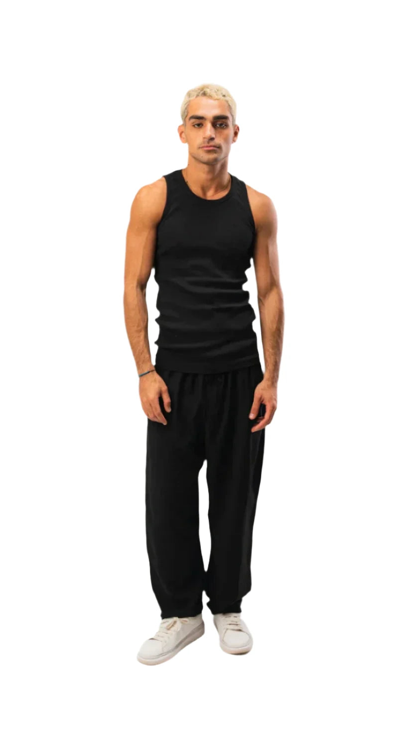 Black Linen Pants