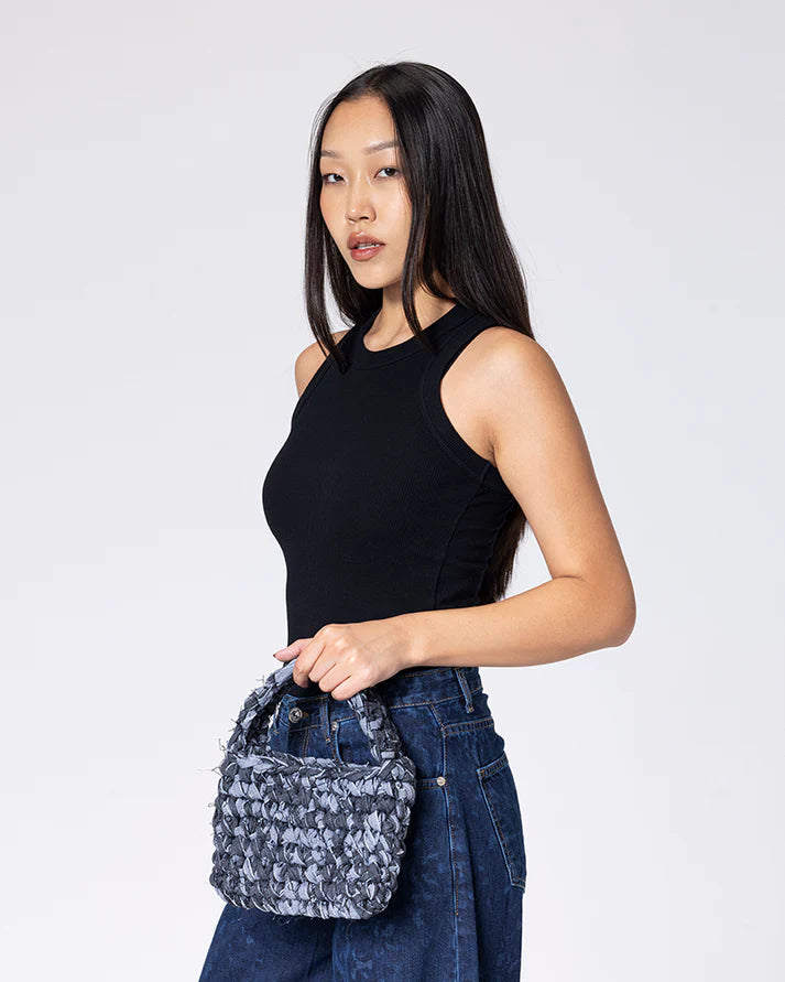 Denim Grey Handmade Bag