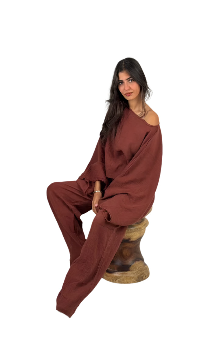 Croppi Off-shoulder Set