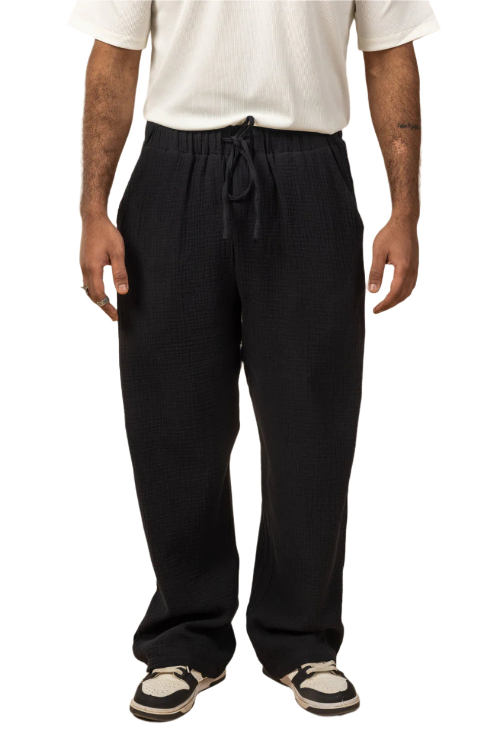 Wide Leg Baby Cotton Pants