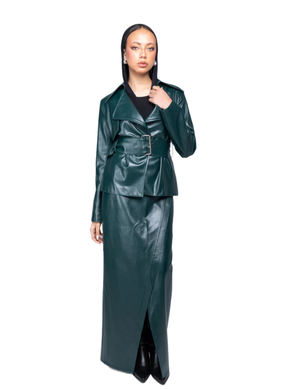 THE EMERALD GREEN MAXI SKIRT