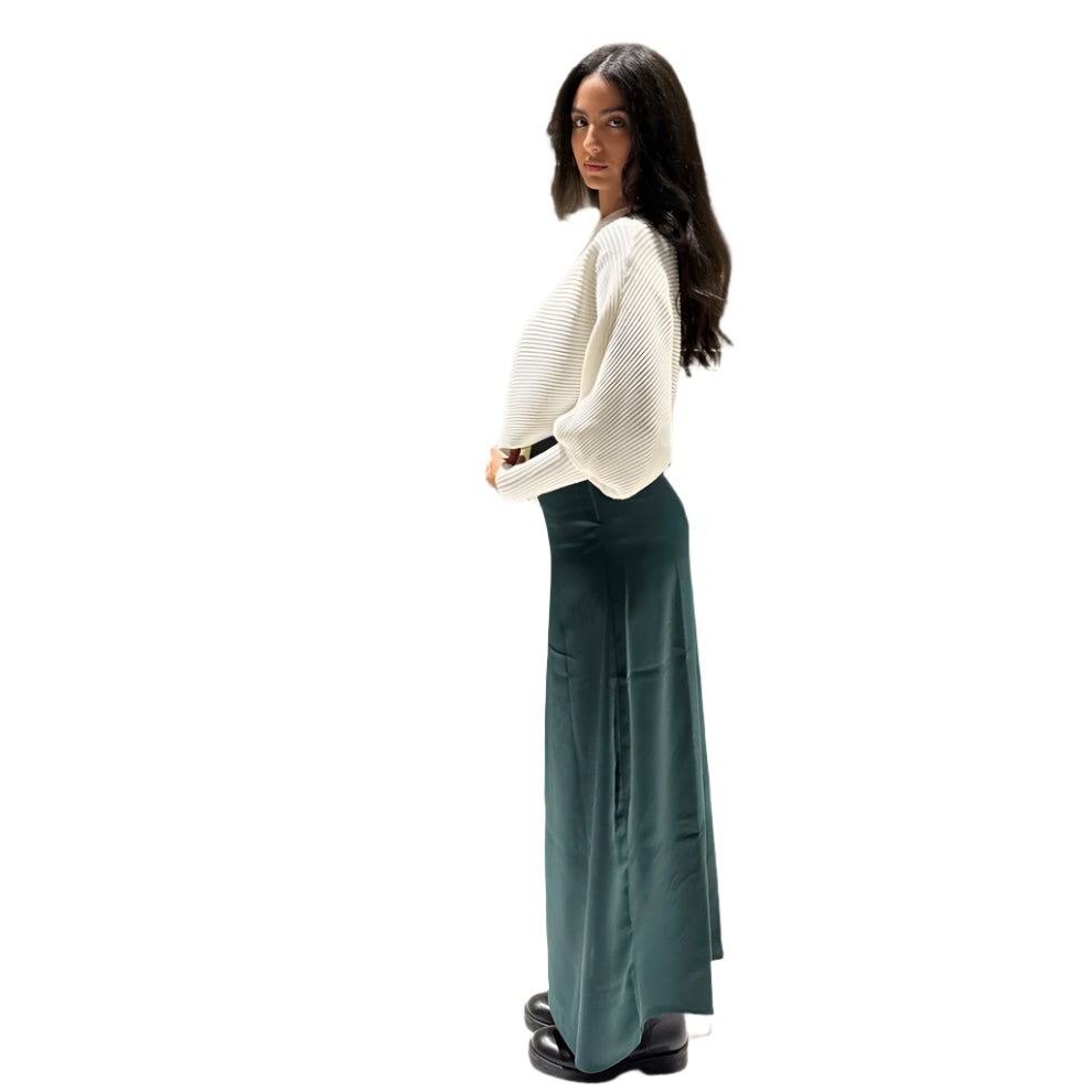 satin skirt