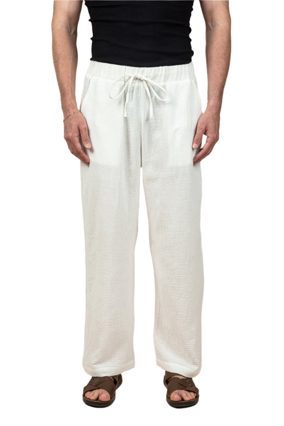 Wide Leg Baby Cotton Pants