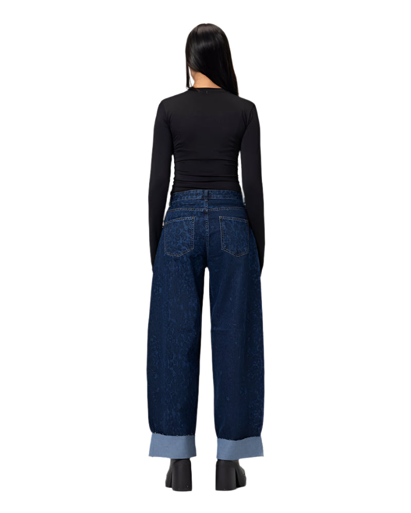 Fold Up Leopard Pants