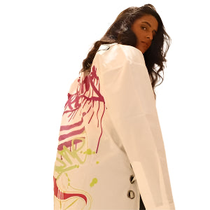 Super C White straps Poplin Shirt