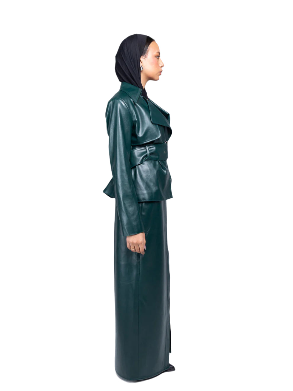 THE EMERALD GREEN MAXI SKIRT