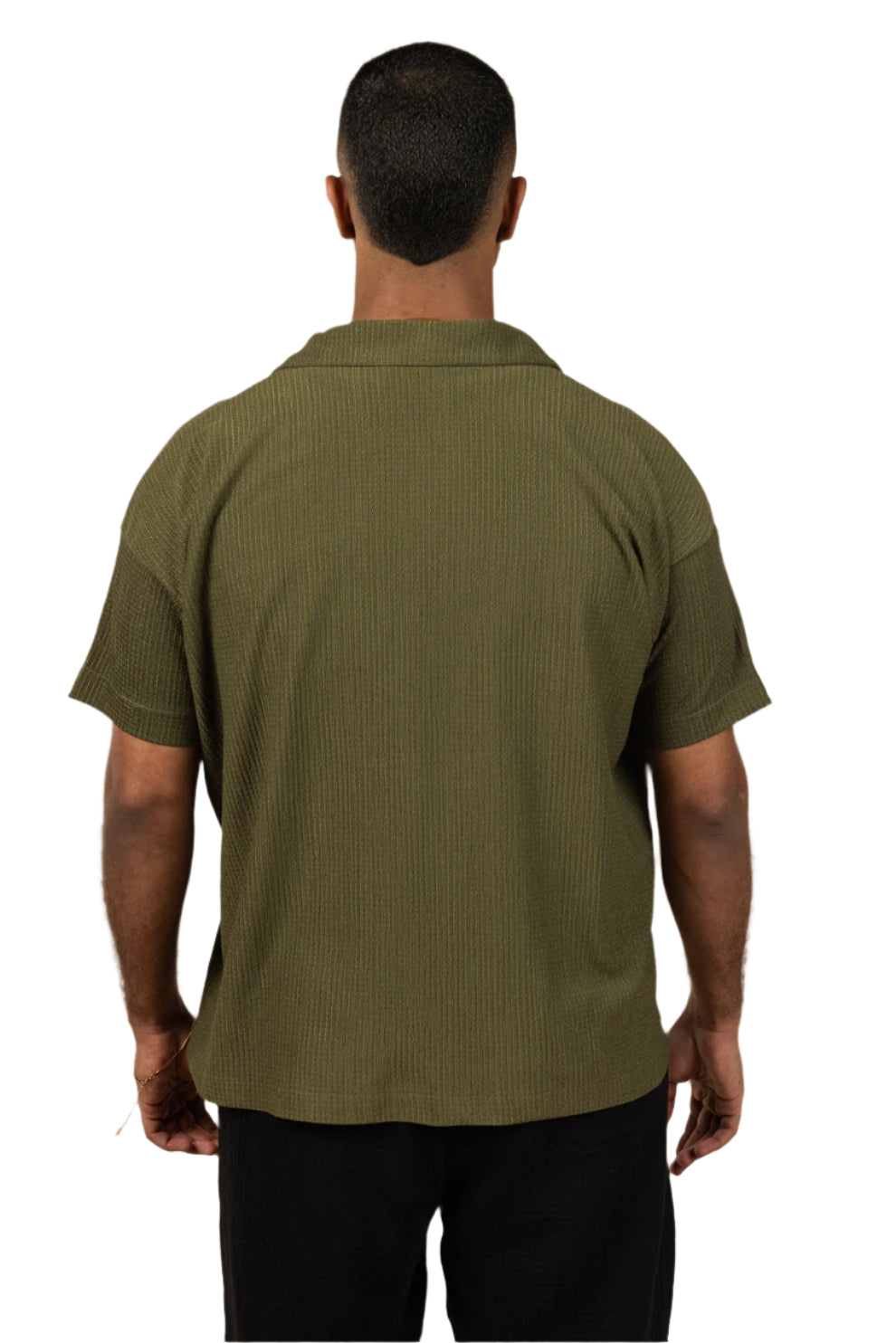 Moon Crushed Boxy Fit Polo Shirt