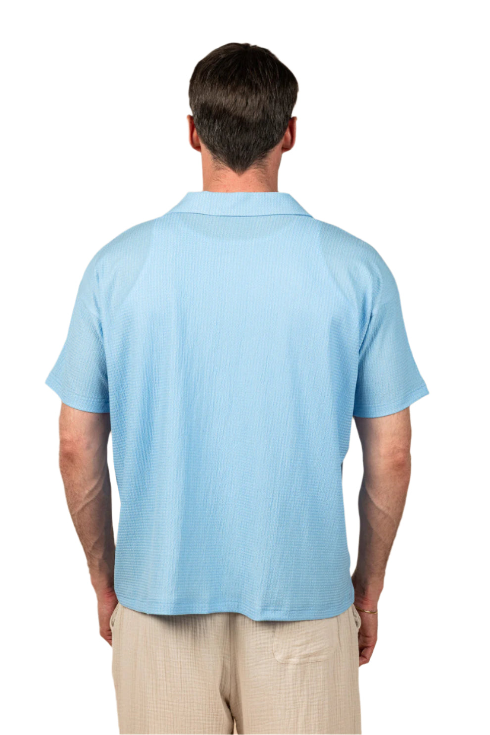 Moon Crushed Boxy Fit Polo Shirt