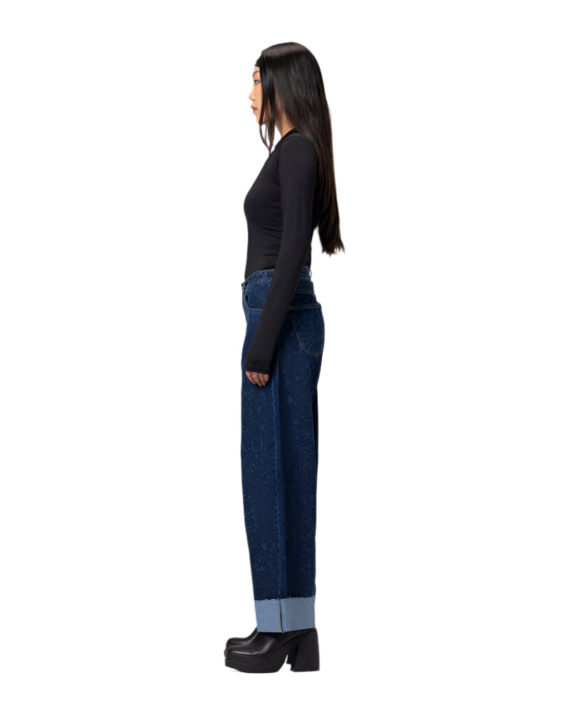 Fold Up Leopard Pants