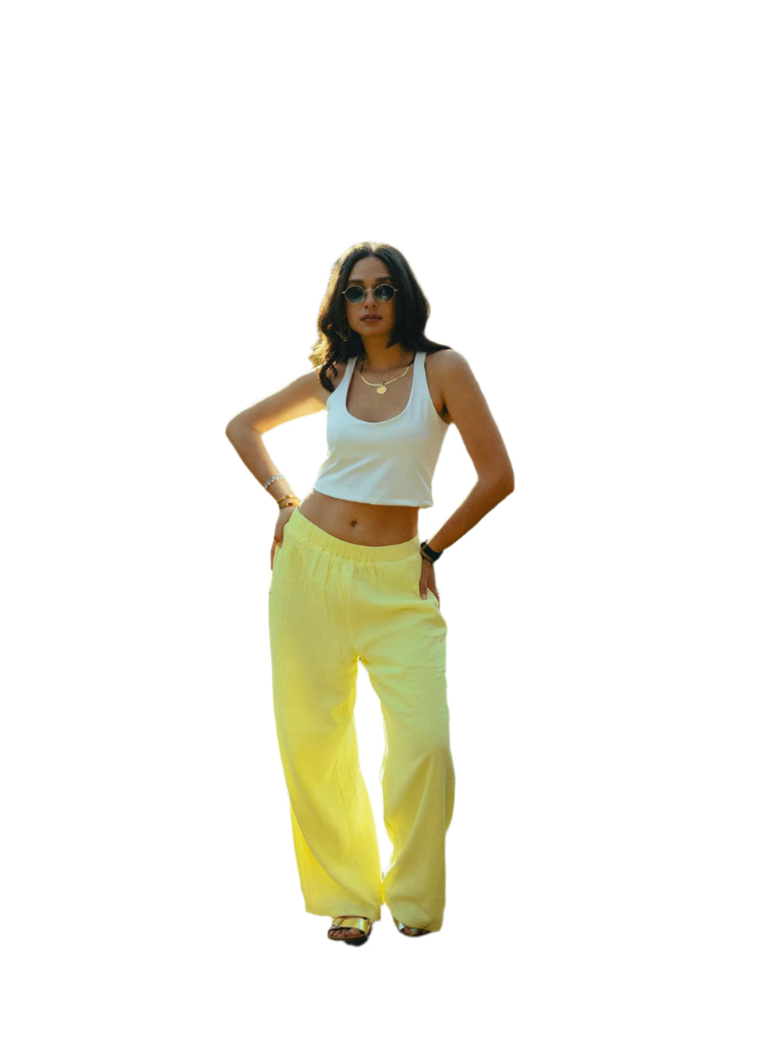 Linen Wide leg Pants