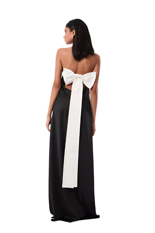 Satin Bow Gown