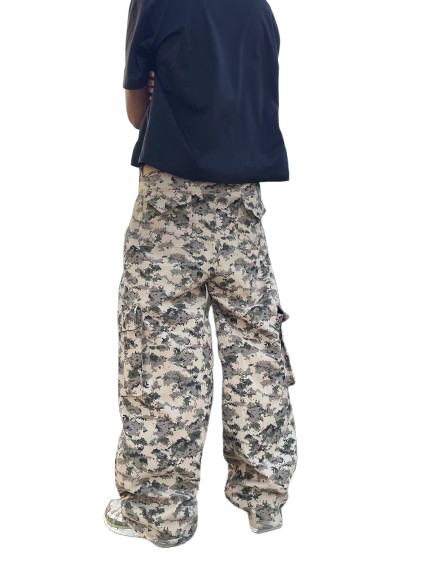 CARGO PANTS-DIGI CAMO (BEIGE)