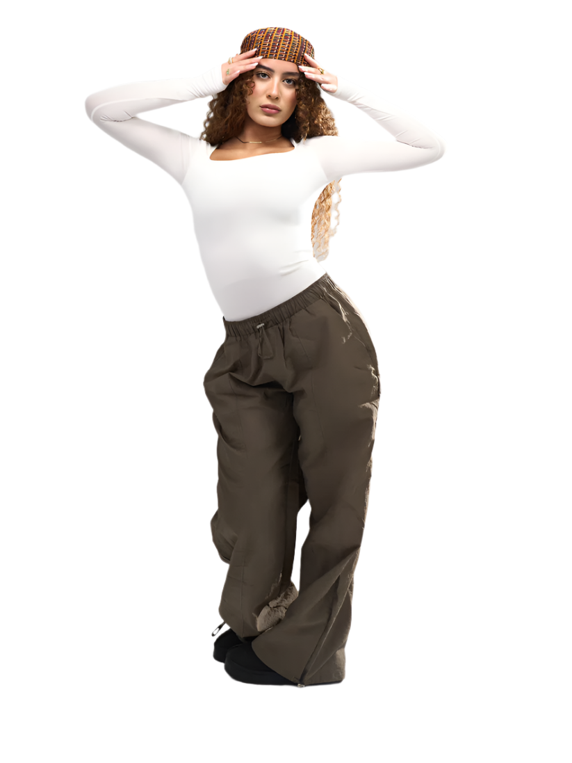 Square Neck Full Sleeve Bodysuit
