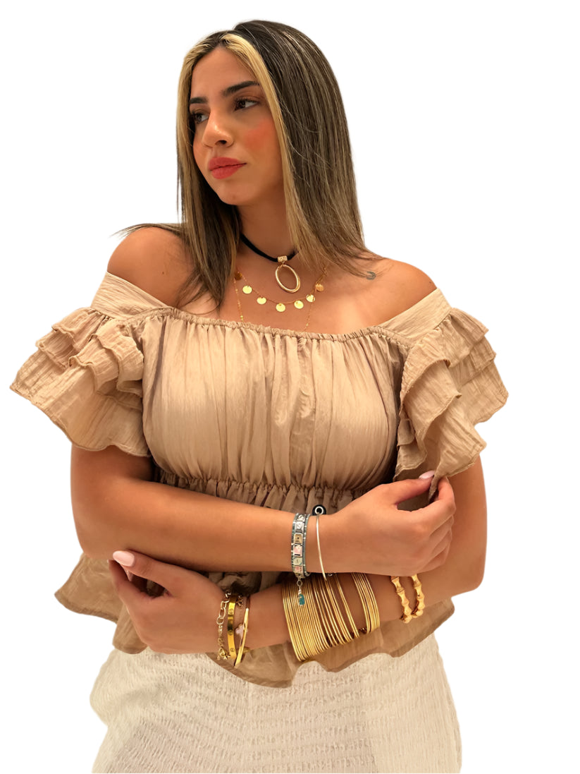 Off-Shoulder Blouse