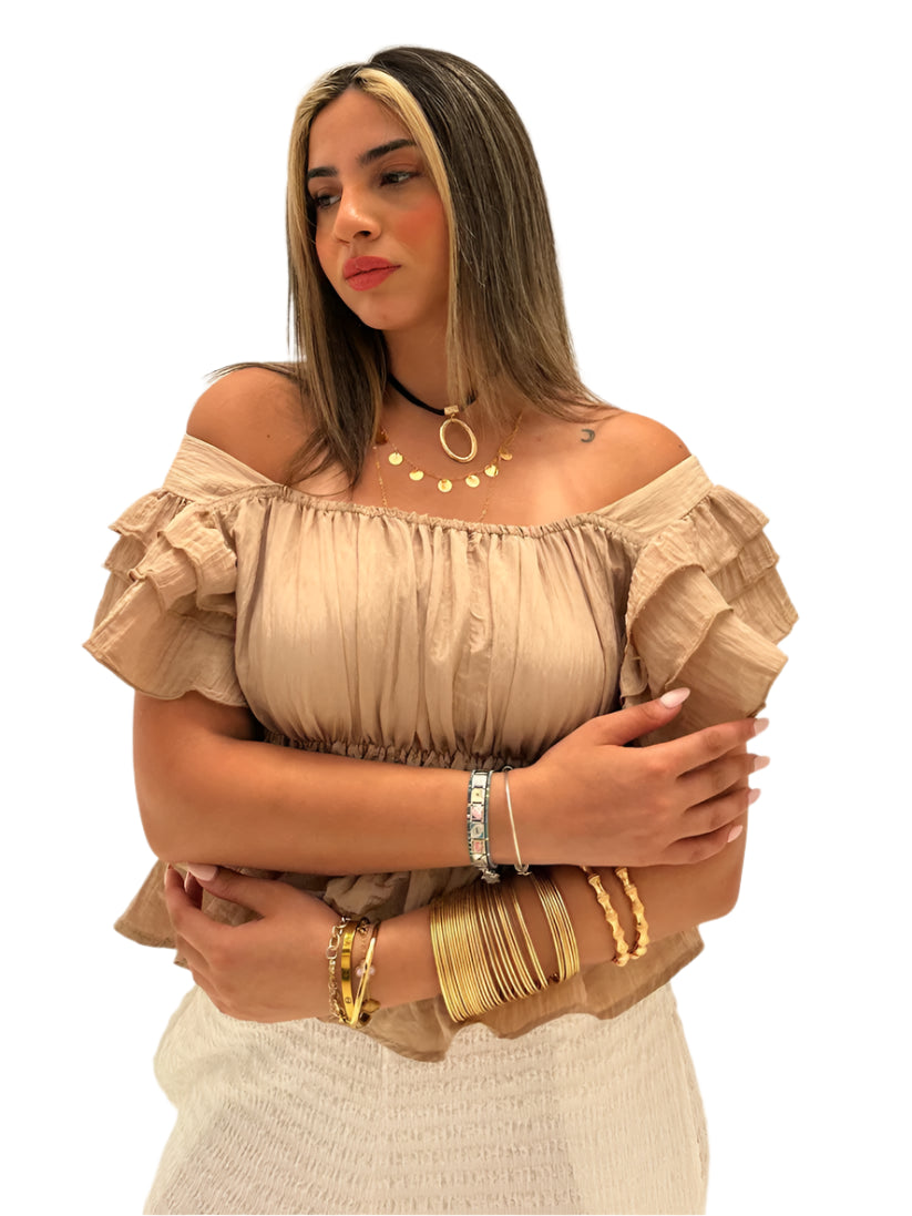 Off-Shoulder Blouse