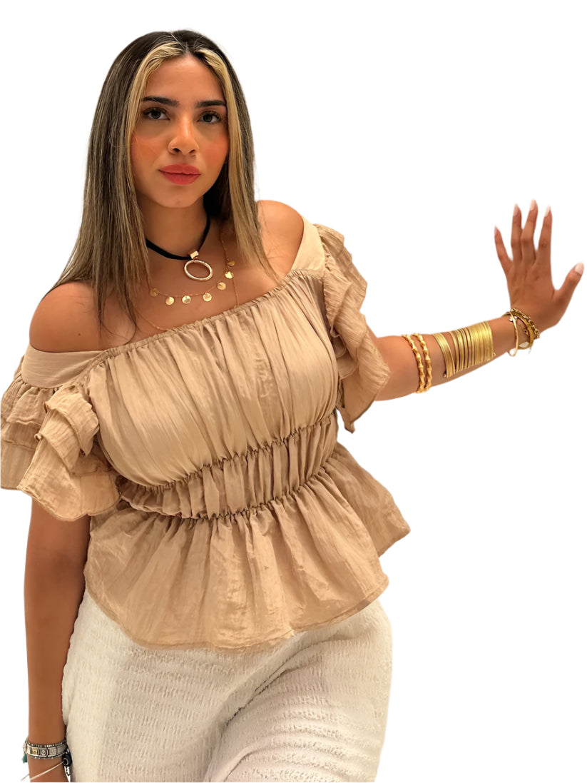 Off-Shoulder Blouse