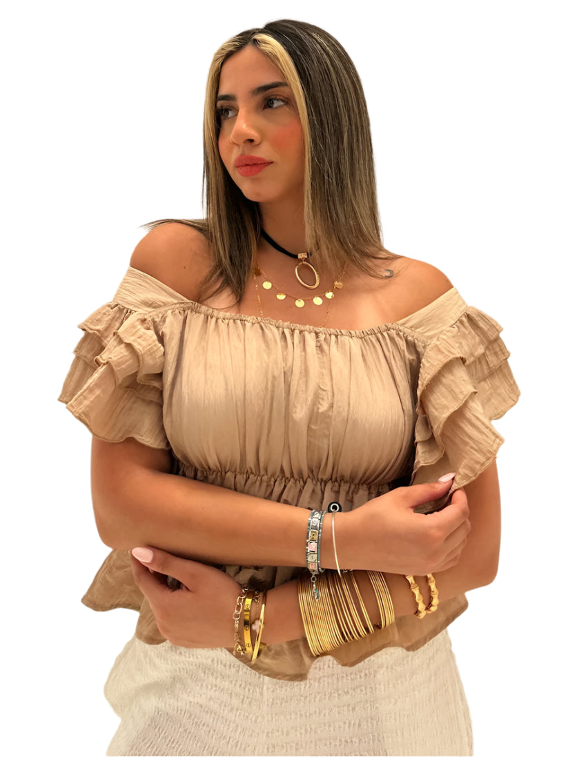 Off-Shoulder Blouse
