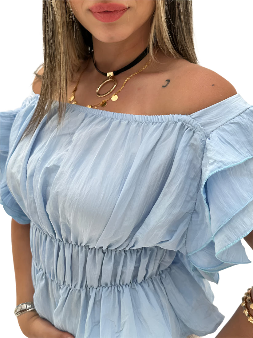 Off-Shoulder Blouse