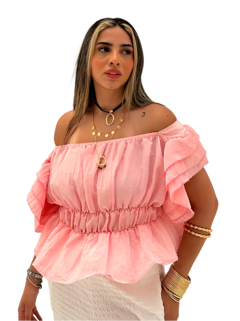 Off-Shoulder Blouse