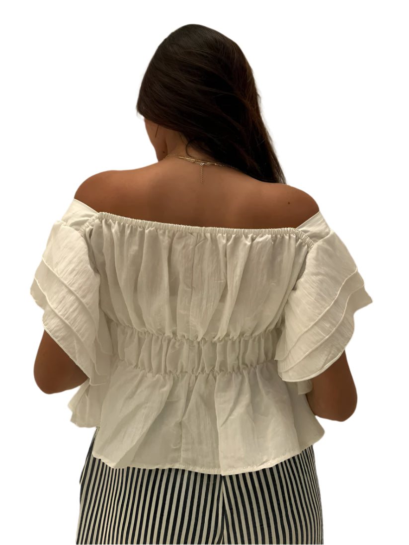 Off-Shoulder Blouse