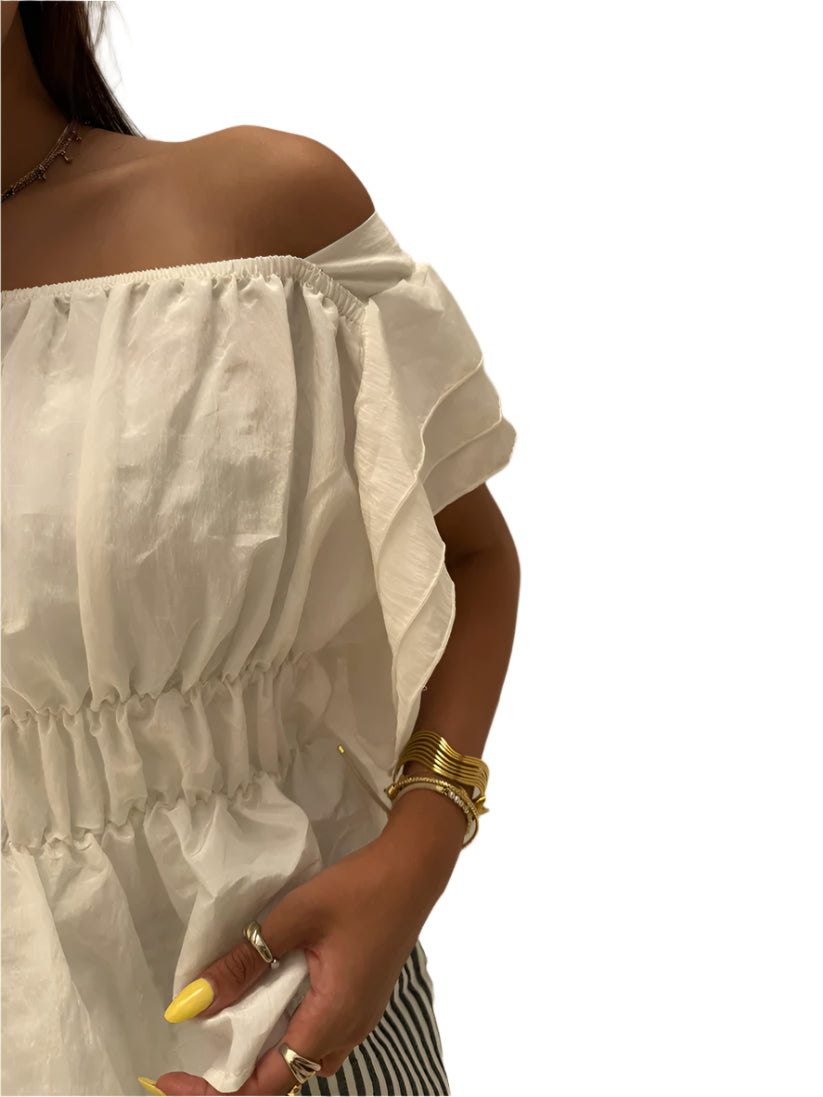 Off-Shoulder Blouse