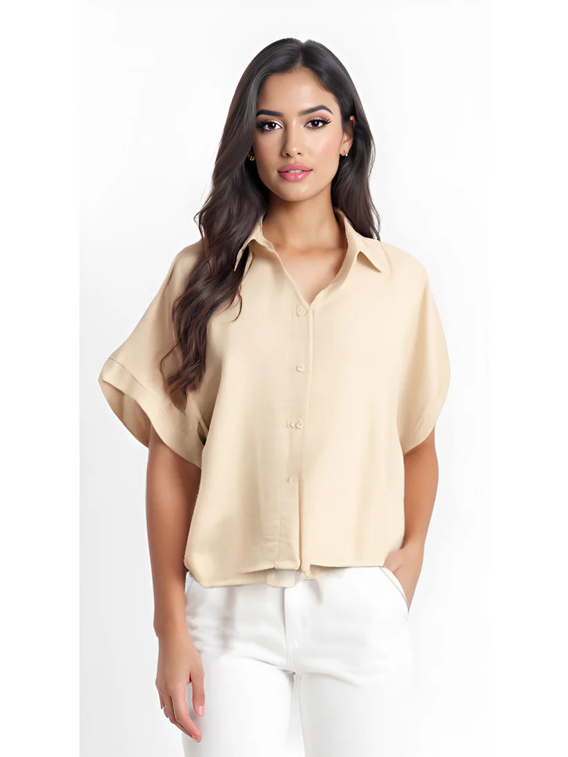 Short Sleeve Linen Shirt