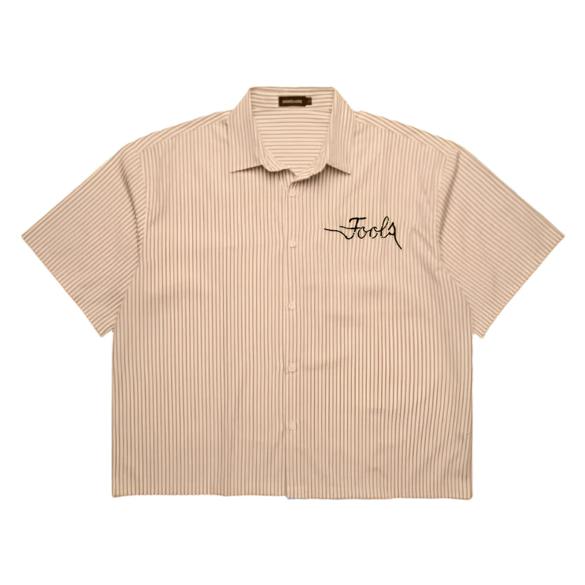 Art Shoulder Shirt - Beige