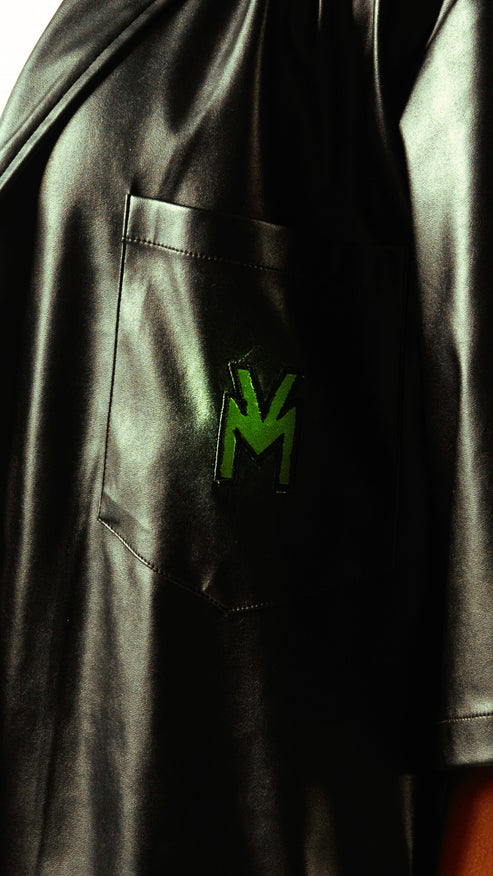 MV EBONY LEATHER SHIRT