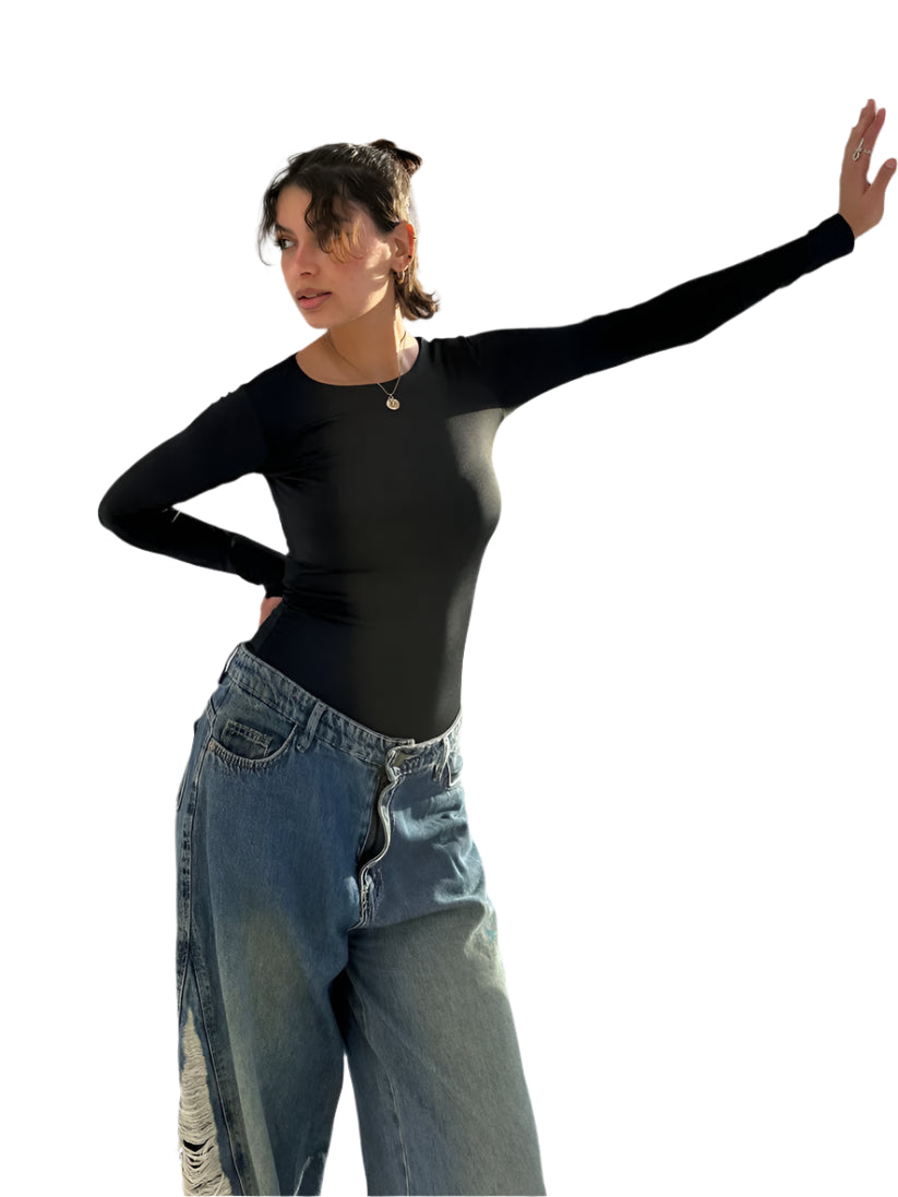 Round Neck Full Sleeve Top