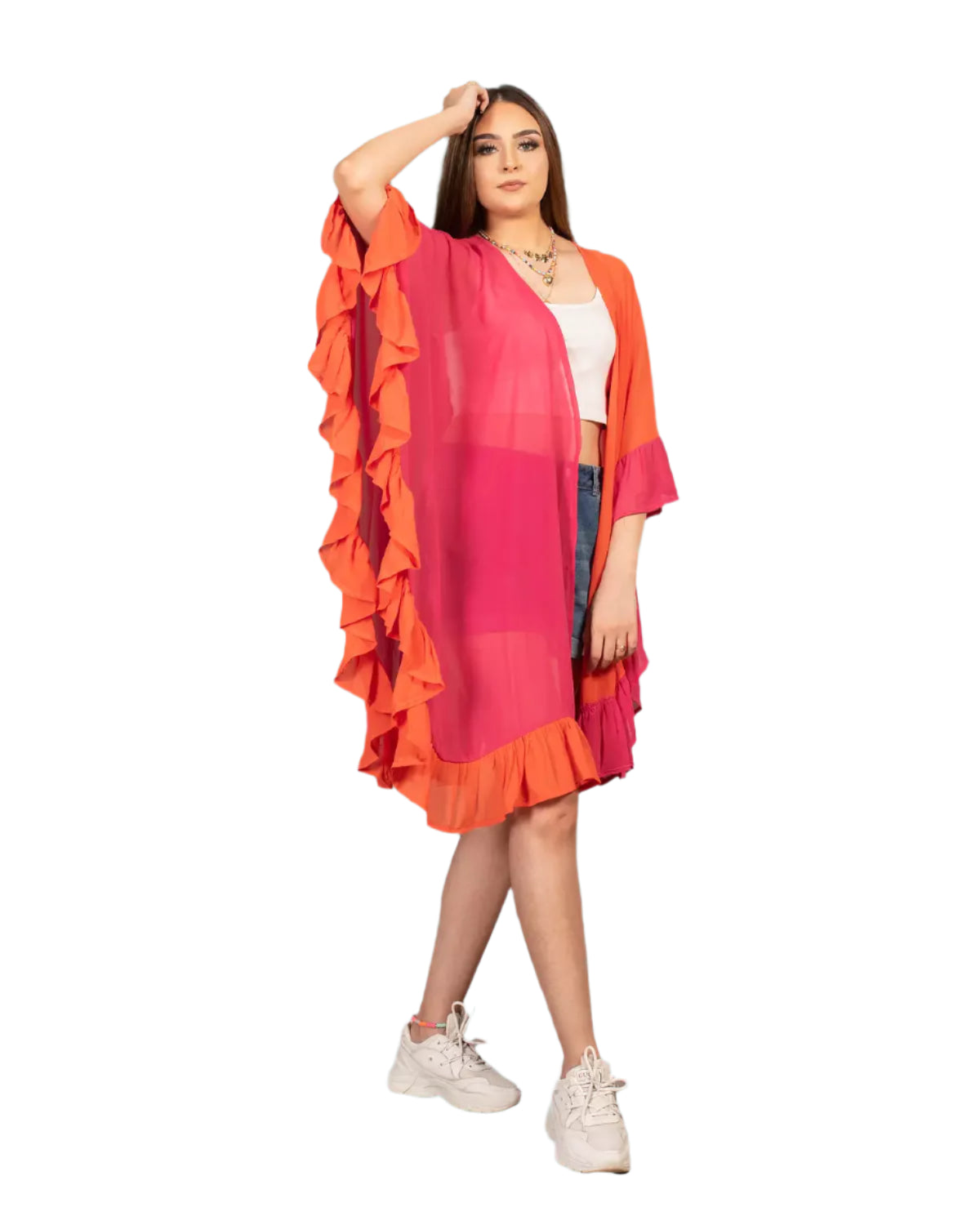 Shiffon cover-up