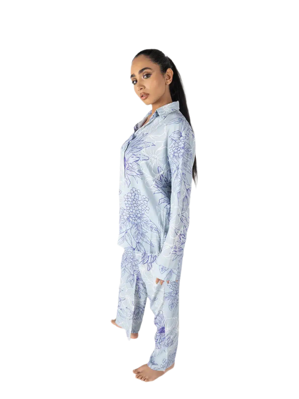 Light Blue Floral Co-ord Set