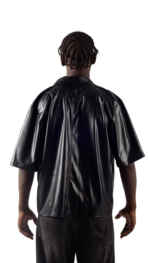 MV EBONY LEATHER SHIRT
