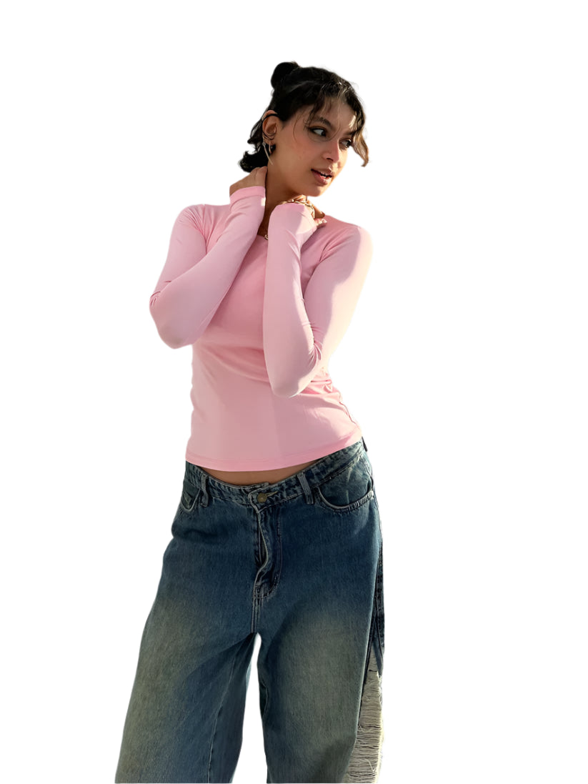 Round Neck Full Sleeve Top