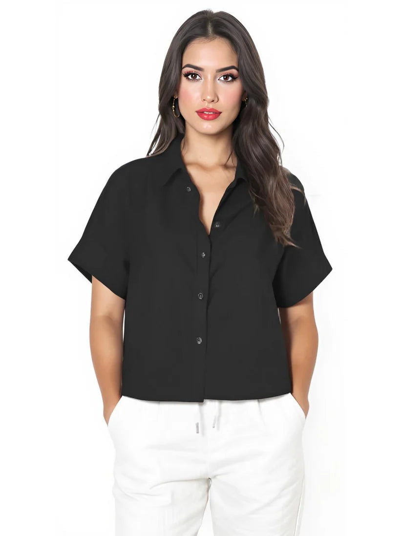 Short Sleeve Linen Shirt