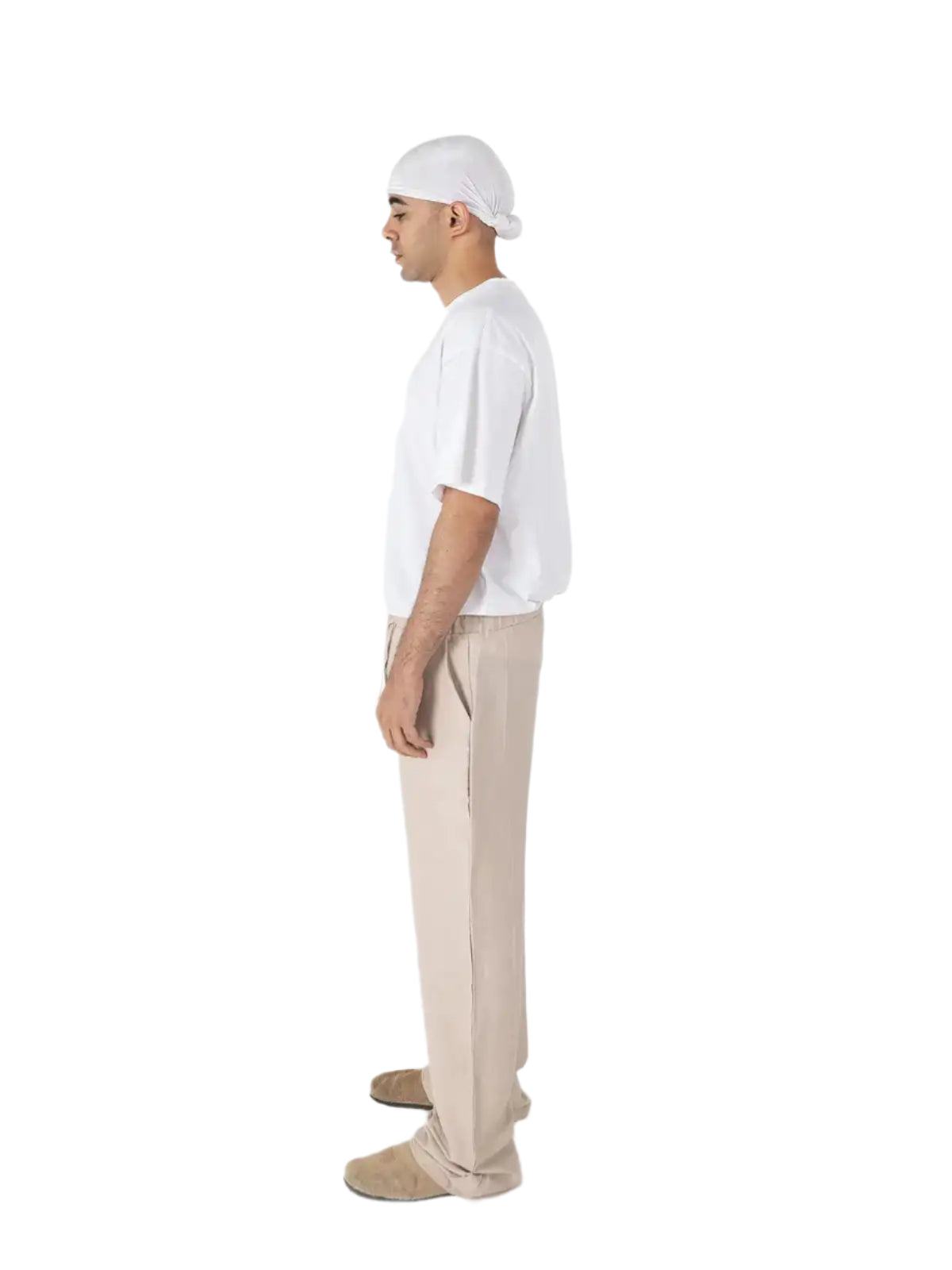 Linen Wide-Leg Pants – Sand