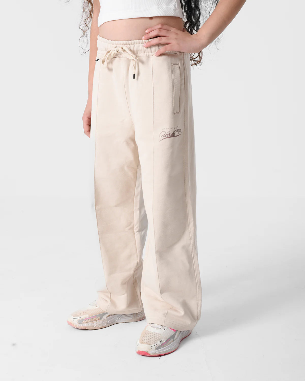 Beige UL Straight-Leg Pant