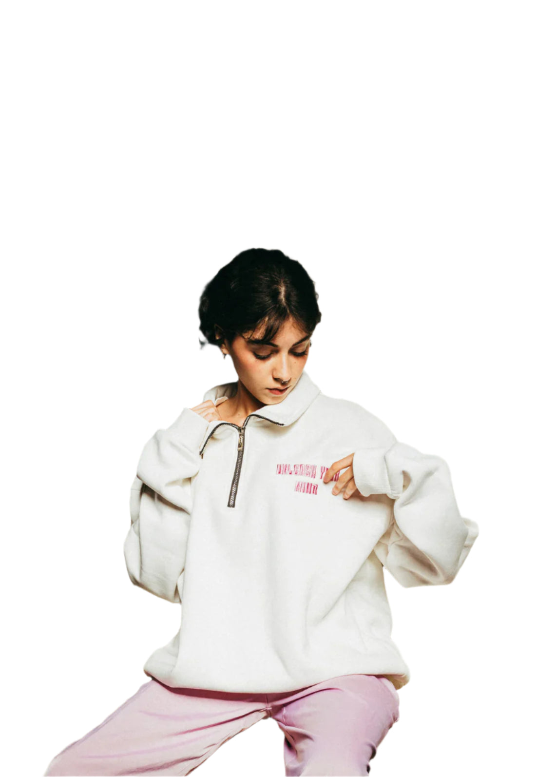 Offwhite quarterzip
