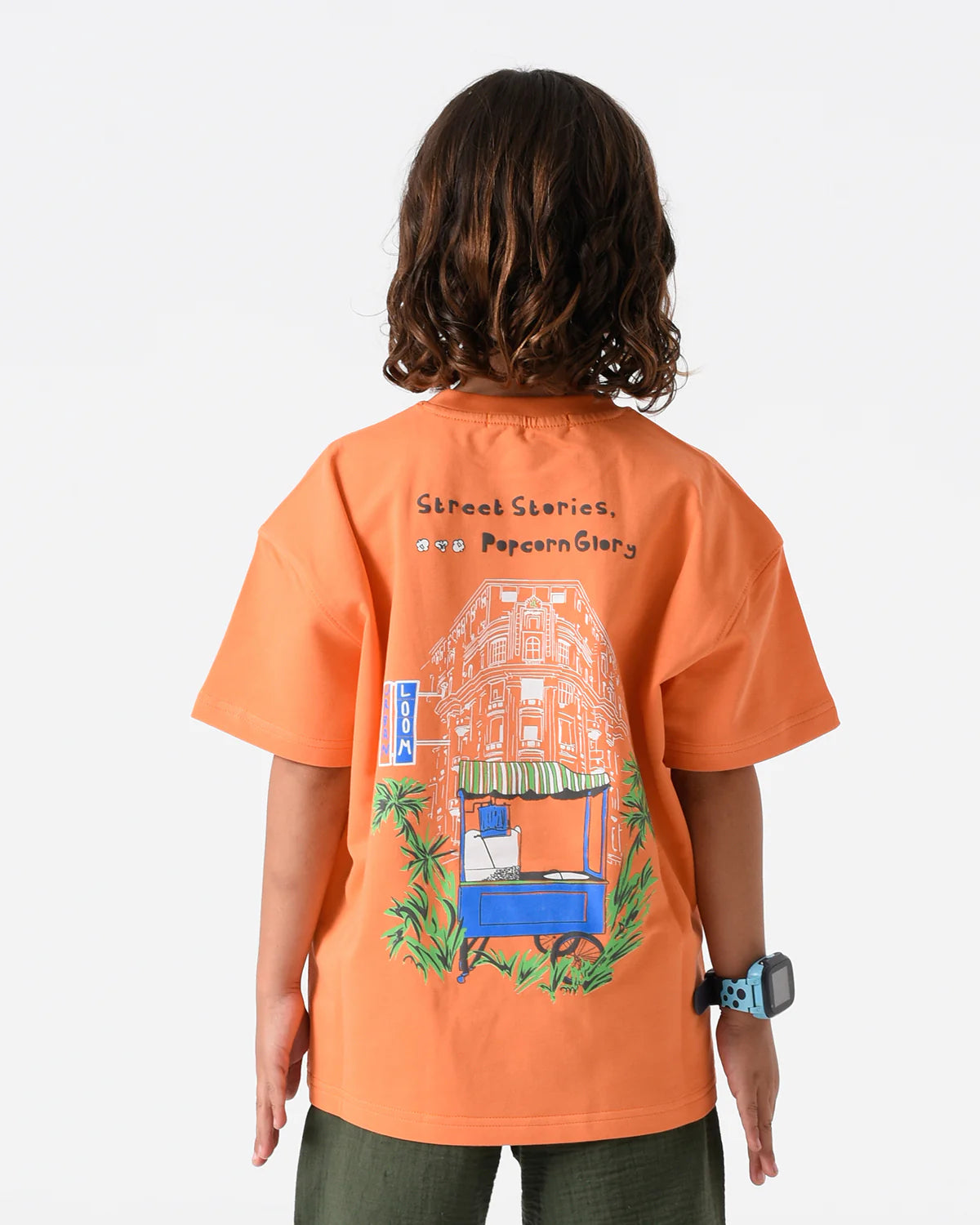 Orange Popcorn Glory Tee